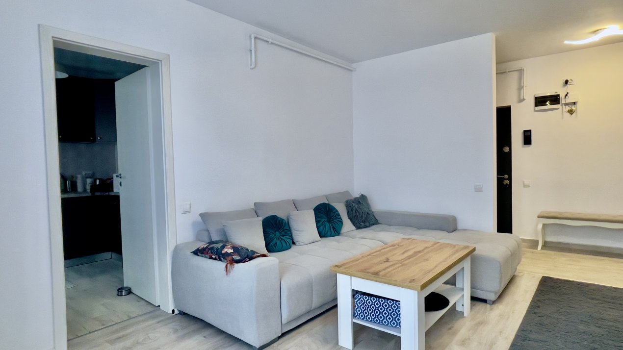 2 camere mobilat cochet Confort Urban cu loc de parcare