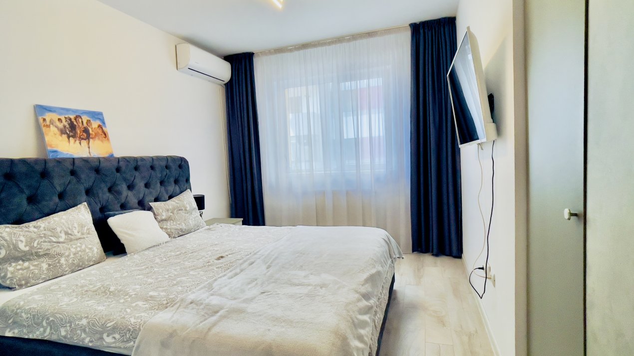 2 camere mobilat cochet Confort Urban cu loc de parcare
