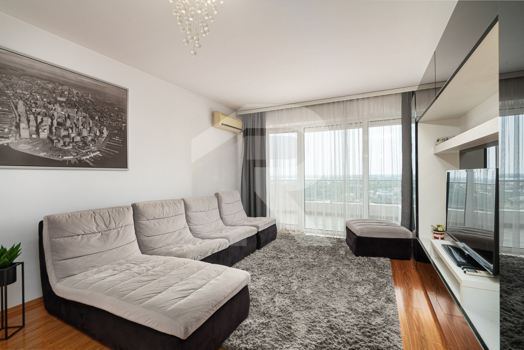  Bucurestii Noi - Metropolis Residence, Ap 3 camere, 101 mp, Vedere Panoramica 