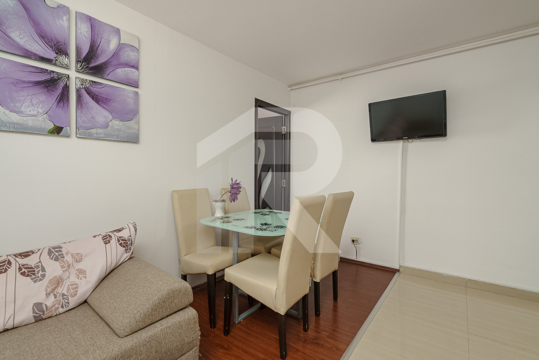 Garsonieră spațioasă 38 mp | Etaj 2/3 | Mobilată & utilată | Str. Valea Furcii