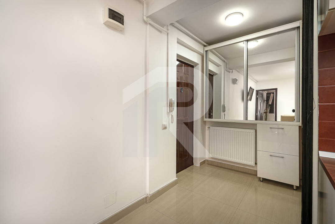 Garsonieră spațioasă 38 mp | Etaj 2/3 | Mobilată & utilată | Str. Valea Furcii