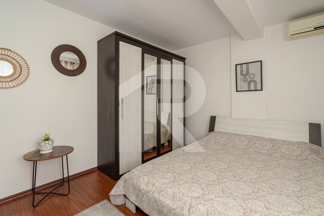 Garsonieră spațioasă 38 mp | Etaj 2/3 | Mobilată & utilată | Str. Valea Furcii