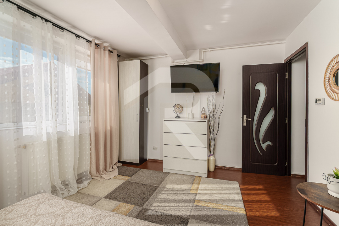 Garsonieră spațioasă 38 mp | Etaj 2/3 | Mobilată & utilată | Str. Valea Furcii