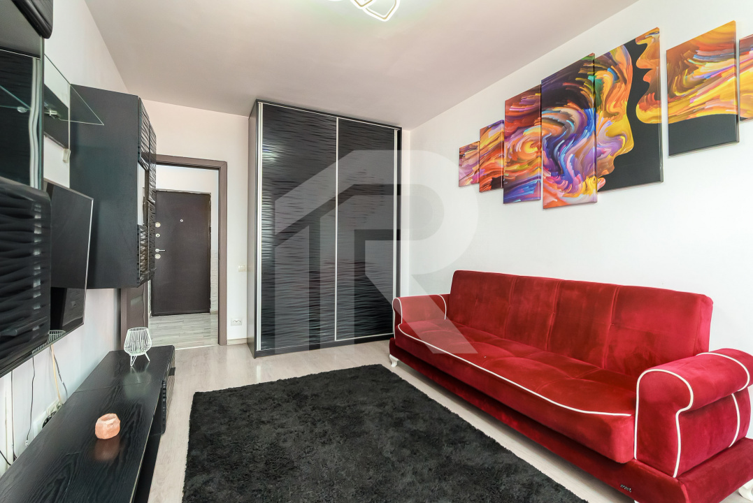 Garsonieră decomandată 36 mp | Parcare subterană | Bloc 2017 | Mobilată | Lift