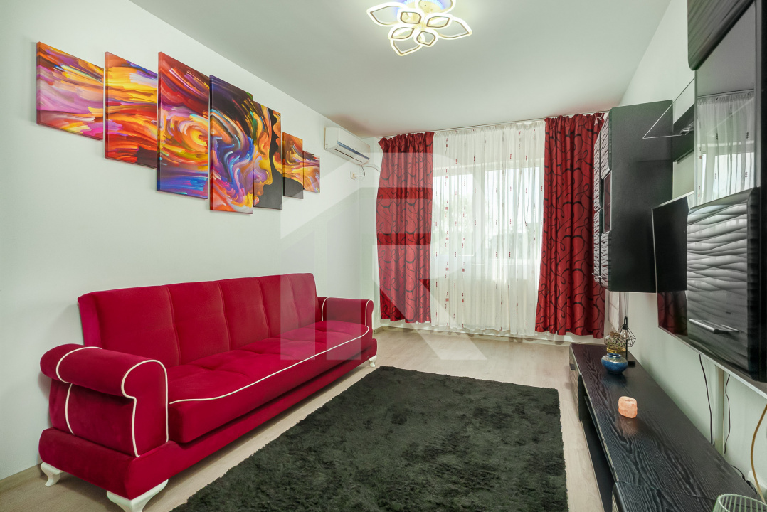 Garsonieră decomandată 36 mp | Parcare subterană | Bloc 2017 | Mobilată | Lift