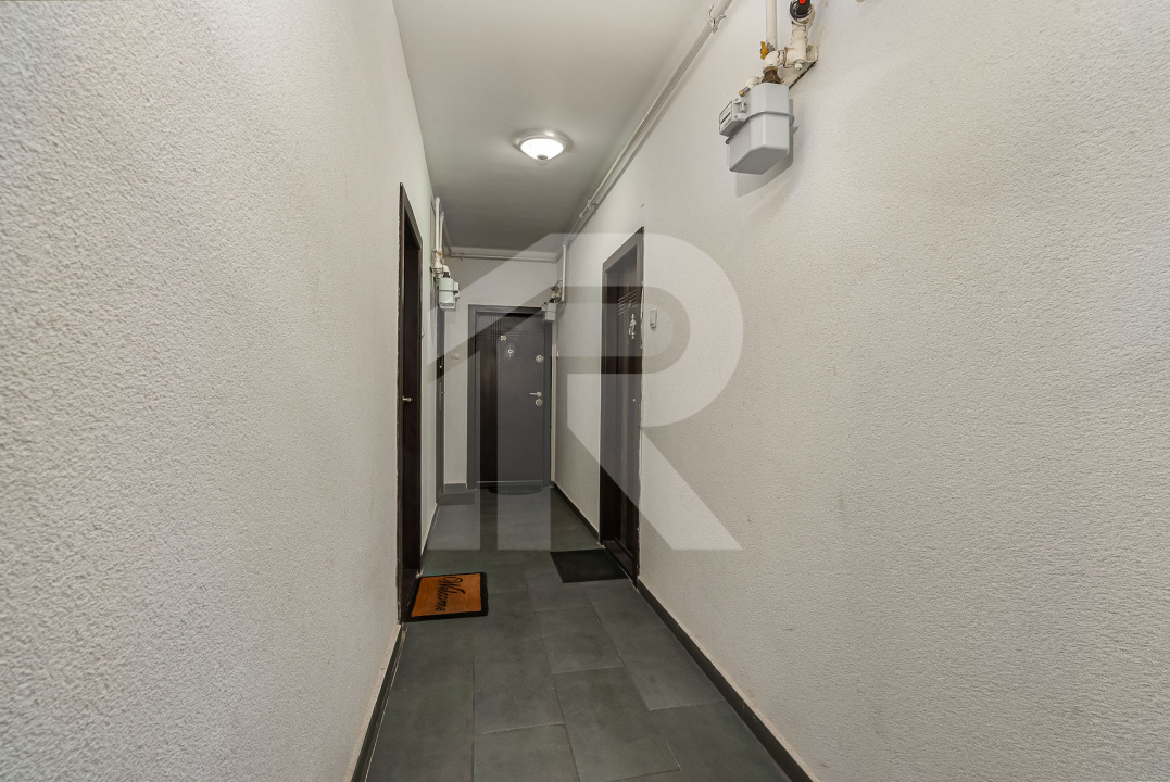 Garsonieră decomandată 36 mp | Parcare subterană | Bloc 2017 | Mobilată | Lift