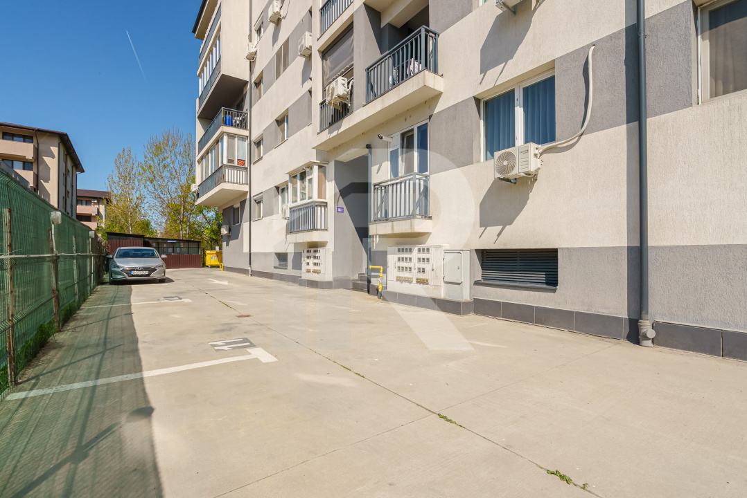 Garsonieră decomandată 36 mp | Parcare subterană | Bloc 2017 | Mobilată | Lift